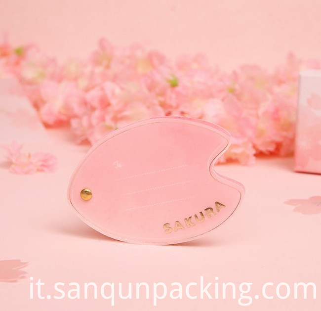 Piccola cartolina d'auguri rosa Small Pink Greeting Card